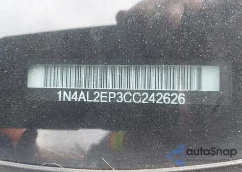 2012 Nissan Altima 2.5 S from USA, damaged, VIN 1N4AL2EP3CC242626